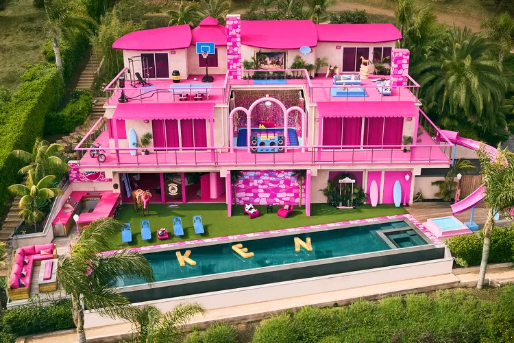 Barbie movie launch campaign Dream House